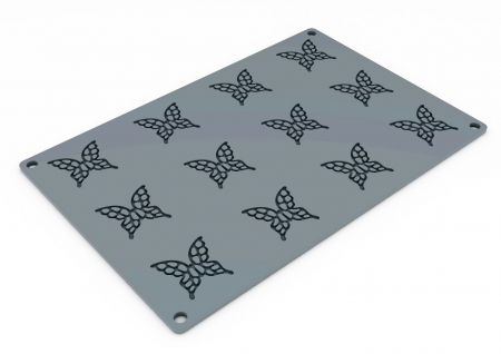 Forme de Silicon Cofetarie - Forma Silicon Gourmand Fluturi 4 x 3.9 x 0.2 cm, 12 cavitati