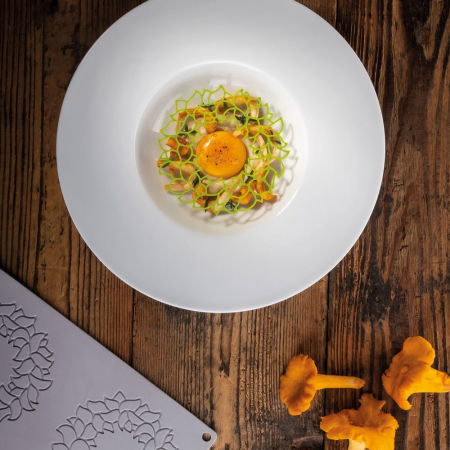 Forma Silicon Gourmand Forma Rotunda Frunze Ø 11.5 x H 0.15 cm, 3 cavitati [3]