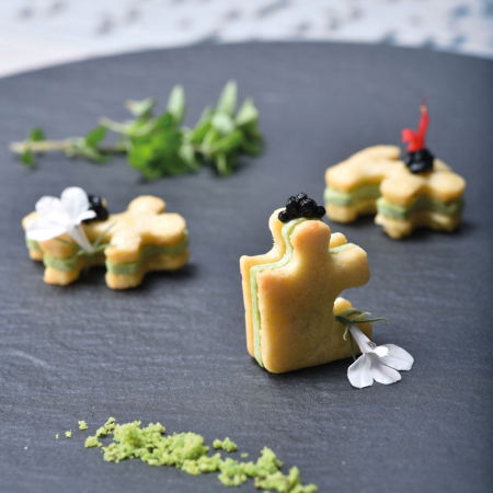 Forma Silicon Gourmand Puzzle 9 x 9 x H 0.4 cm, 18 cavitati [3]