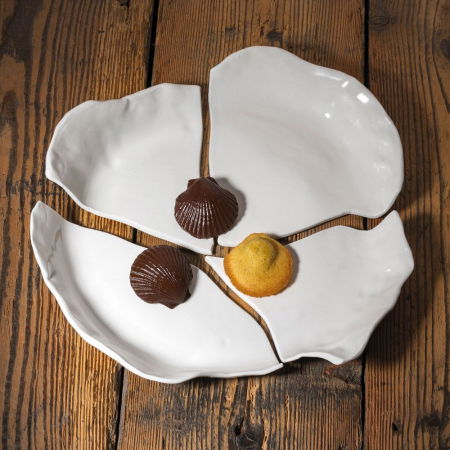 Forme de Silicon Cofetarie - Forma Silicon Gourmand Scoici 5 x 5 x H 1.5 cm, 15 cavitati