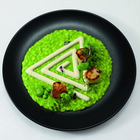 Forme de Silicon Cofetarie - Forma Silicon Gourmand Spirala Triunghi 13.5 x 12 x H 0.5 cm, 6 cavitati