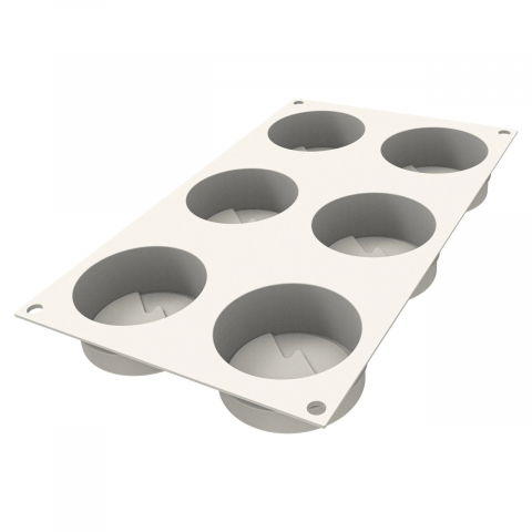 Forma Silicon Iarna Ø 7 x H 3 cm, 6 cavitati x 108 ml [3]