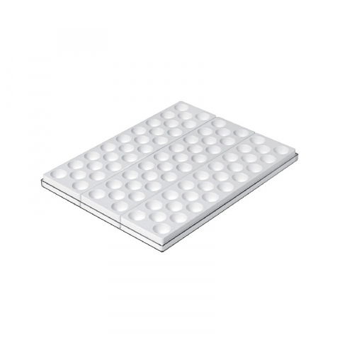 Matrite, Forme Inghetata, Gelaterie - Forma Silicon Inghetata / Mignon Fiamma, 3 forme silicon x 26 cavitati Ø 3 x H 3.5 cm, 12.5 ml