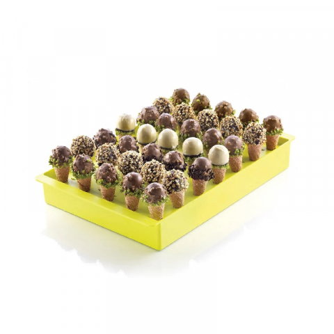 Forma Silicon Inghetata / Mignon Kono, 3 forme silicon x 26 cavitati Ø 3 x H 2.2 cm, 10.5 ml [7]