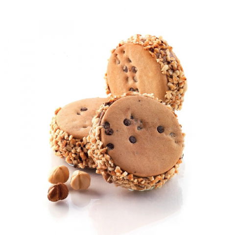 Matrite, Forme Inghetata, Gelaterie - Forma Silicon Inghetata Mini Discotto, 2 forme silicon x 8 cav. Ø 6.3 x H 2.2 cm, 61 ml (BISC02M)