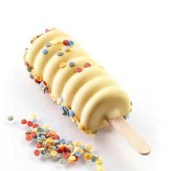 Matrite, Forme Inghetata, Gelaterie - Forma Silicon Inghetata Tango Mini, 2 forme x 8 cavitati 6.7 x 3.2 x H 2.2 cm