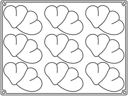 Forma Silicon Inima Beloved, Monoportii 12.7 X 7.1 X 3.8h cm, 200 ml, 9 cavitati [4]