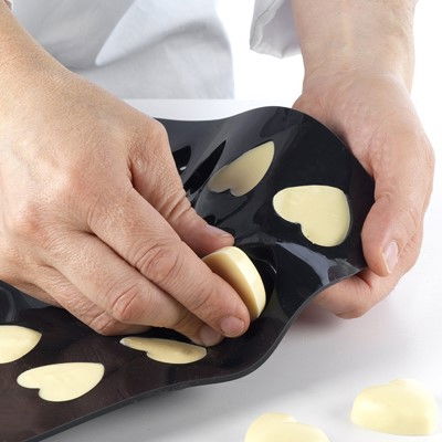 Forma Silicon Inima Mignon 3.6 x 3.9 x h 1.6 cm, 70 cavitati, 11 ml (SQ032) [2]