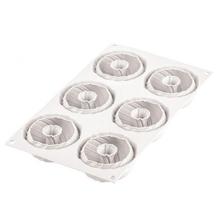 Forma Silicon Intreccio Ø 7.5 x H 3.5 cm, 6 cavitati, 105 ml [2]