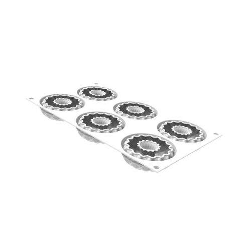 Forma Silicon Kaleido 75 Ø 7.5 x H 2.5 cm, 6 cavitati x 75 ml [2]