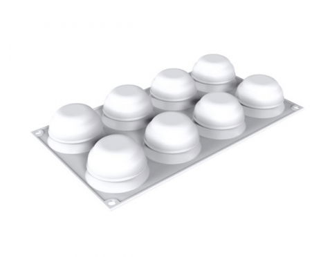 Forma Silicon Kiku Ø 5.8 x H 3.7 cm, 8 cavitati x 70 ml [3]