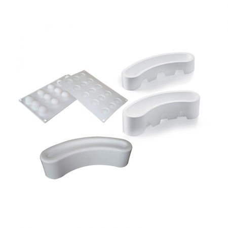Forme de Silicon Cofetarie - Forma Silicon Kit Stella Del Circo 28 x 6 x H 7.1 cm (4 forme), 1000 ml
