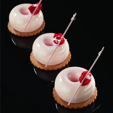 Forme 30x40cm Monoportii, Mignon - Forma Silicon Loop, Monoportii Ø 6.5 x h 3.4 cm, 90 ml, 12 cavitati