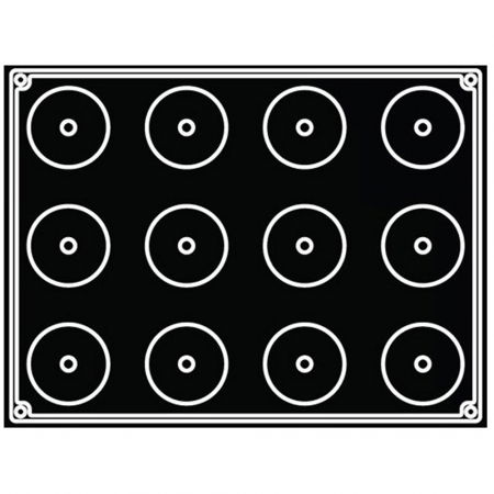 Forme 30x40cm Monoportii, Mignon - Forma Silicon Loop, Monoportii Ø 6.5 x h 3.4 cm, 90 ml, 12 cavitati