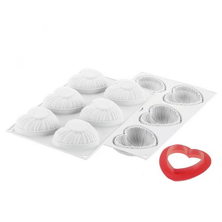 Forma Silicon Lovely 8.2 x 7.7 x H 3.1 cm, 6 cavitati [2]