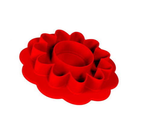 Forma Silicon Margareta Daisy Ø 5.8 x H 4.1 cm, 8 cavitati x 62 ml + decupator [3]