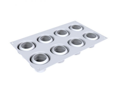 Forma Silicon Margareta Daisy Ø 5.8 x H 4.1 cm, 8 cavitati x 62 ml + decupator [6]