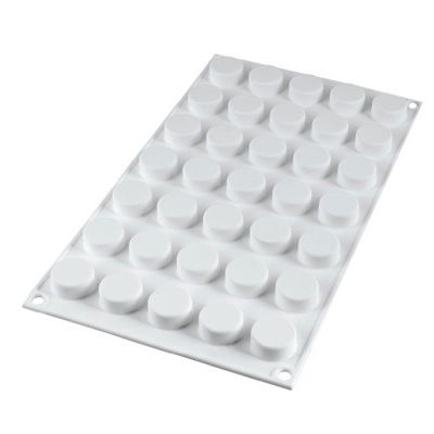Forme de Silicon Cofetarie - Forma Silicon Micro Cilindru Ø 2.4 x h 1.2 cm, 35 cavitati