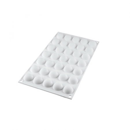 Forme 17.5x30cm Monoportii, Mignon - Forma Silicon Micro Cupola Ø 2.6 x H 1.475 cm, 35 cavitati, 5 ml