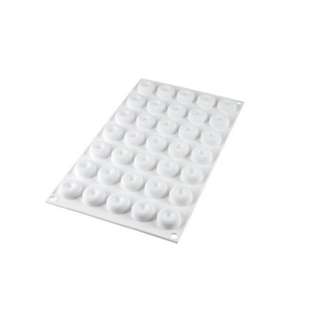 Forme de Silicon Cofetarie - Forma Silicon Micro Savarin Ø 2.6 x H 1.2 cm, 35 cavitati, 5 ml