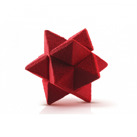 Forme de Silicon Cofetarie - Forma Silicon Mignon Stea 7.5 x 2.5 x h 2.5 cm, 12 cavitati