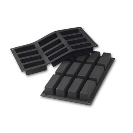 Forme Clasice Torturi, Cozonaci, Tarte - Forma Silicon Mini Chec 7.9x2.9xh3cm, 12 cavitati