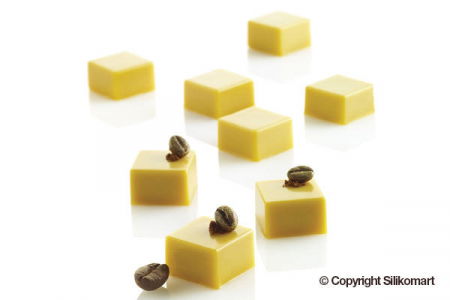 Forme de Silicon Cofetarie - Forma Silicon Micro Patrat 2.1 x 2.1 x H 1.3 cm, 35 cavitati, 5 ml