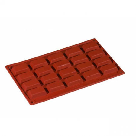 Forme de Silicon Cofetarie - Forma Silicon MiniChec 4.9x2.6xh1.1 cm, 20 cavitati