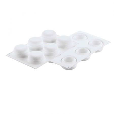 Forme Silicon Monoportii, Mignon - Forma Silicon Mistery Ø 6.5 x H 3.5 cm, 6 cavitati, 95 ml