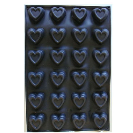 Forma Pavoflex 60x40 cm Inima Mini 7.8x7.7xh3.4 cm, 24 cavitati, 110 ml [2]
