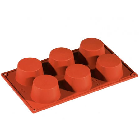Forme 17.5x30cm Monoportii, Mignon - Forma Silicon Muffin Ø7xh4 cm, 6 cavitati