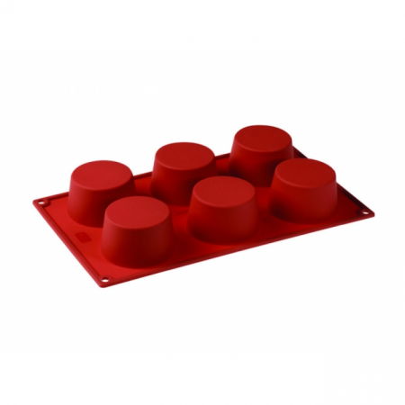 Forme de Silicon Cofetarie - Forma Silicon Muffin / Cupcake Ø5xh3.5 cm, 6 cavitati