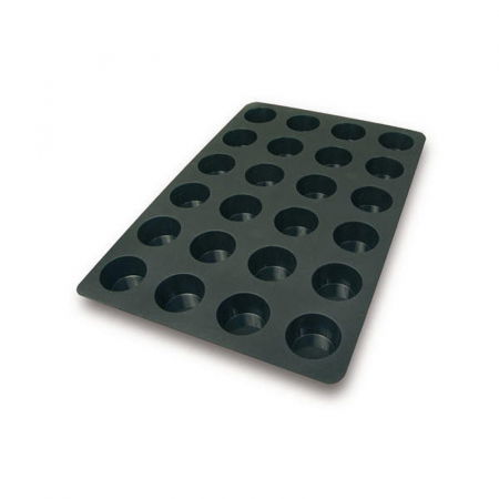 Forme 60x40cm Monoportii, Mignon - Forma Silicon Muffin Monoportii SQ009 Ø 6.9 x 4 x H 3.9 cm, 24 cavitati