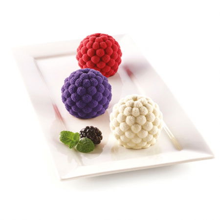 Forme de Silicon Cofetarie - Forma Silicon Mure Ø 6.5 x H 5.5 cm, 6 cavitati x 115 ml