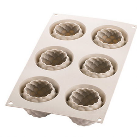 Forma Silicon Mure Ø 6.5 x H 5.5 cm, 6 cavitati x 115 ml [2]