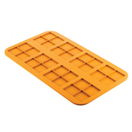 Forme de Silicon Cofetarie - Forma Silicon NaturaE Patrat 4.0 4.8 x 4.8 x H 0.5 cm, 8 cavitati