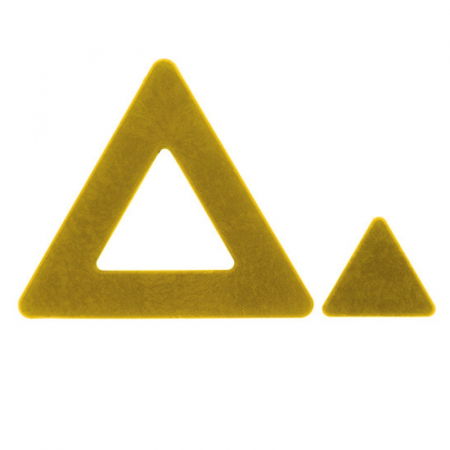 Forme de Silicon Cofetarie - Forma Silicon NaturaE Triunghi 2.0 11 x 9.7 x H 0.5 cm, 12 cavitati