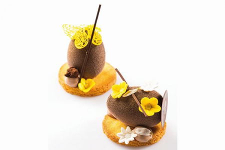 Forme de Silicon Cofetarie - Forma Silicon Ou 3D, Ø 5 x H 7.3 cm, 5 cavitati, 100 ml