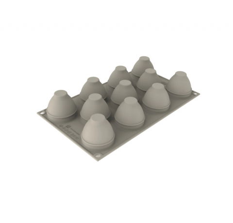 Forme Silicon Monoportii, Mignon - Forma Silicon Ou Ø 5.3 x H 6.7 cm, 11 cavitati x 100 ml