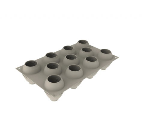 Forma Silicon Ou Ø 5.3 x H 6.7 cm, 11 cavitati x 100 ml [3]