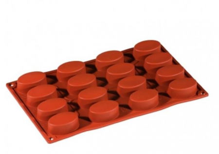 Forme 17.5x30cm Monoportii, Mignon - Forma Silicon Oval 5.3x3.3xh2 cm, 16 cavitati
