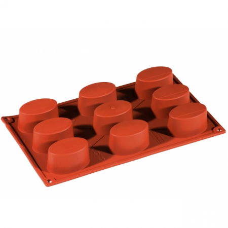 Forme de Silicon Cofetarie - Forma Silicon Oval 6.5x4.1xh3.4 cm, 9 cavitati