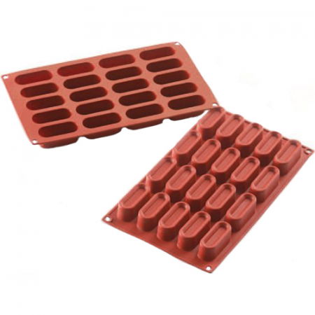 Forme de Silicon Cofetarie - Forma Silicon Round 6 x 2.4 x h 2.3 cm, 20 cavitati (SF179)