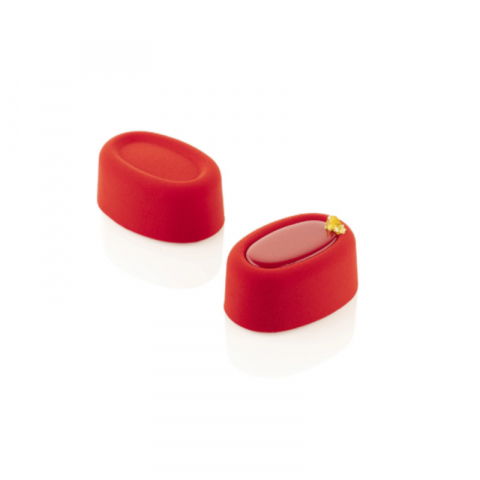 Forme 60x40cm Monoportii, Mignon - Forma Silicon Oval Savarin 8.8 x 6 x H 3.5 cm, 25 cavitati, 130 ml (SQ091)