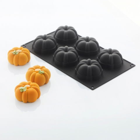 Forme 30x40cm Monoportii, Mignon - Forma Silicon Pansy Ø 6.7 x H 3.55 cm, 6 cavitati, 91 ml