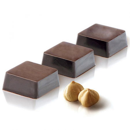 Forme 17.5x30cm Monoportii, Mignon - Forma Silicon Trapez 3 x 3.8 x H1.5 cm, 24 cavitati (SF351)