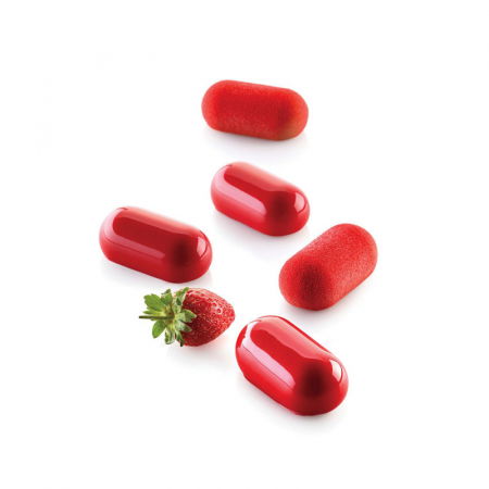 Forme Silicon Monoportii, Mignon - Forma Silicon Perna (Pillow) 5.9 x 2.9 x H 2.3 cm, 12 cavitati, 30 ml