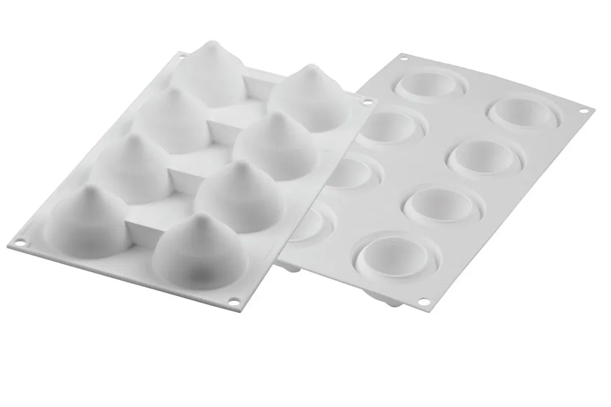 Forme 17.5x30cm Monoportii, Mignon - Forma Silicon Picatura Goutte Ø 5.4 x H 4.1 cm, 8 cavitati, 55 ml