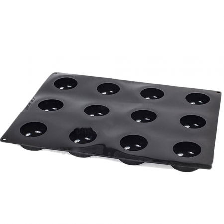 Forme 30x40cm Monoportii, Mignon - Forma Silicon Planet, Monoportii Ø 6.6 x h 3.4 cm, 93 ml, 12 cavitati