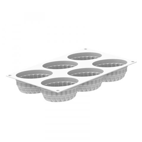 Forma Silicon Pleincoeur Oval 12.4 x 8.4 x H 4.3 cm, 6 cavitati x 145 ml [3]